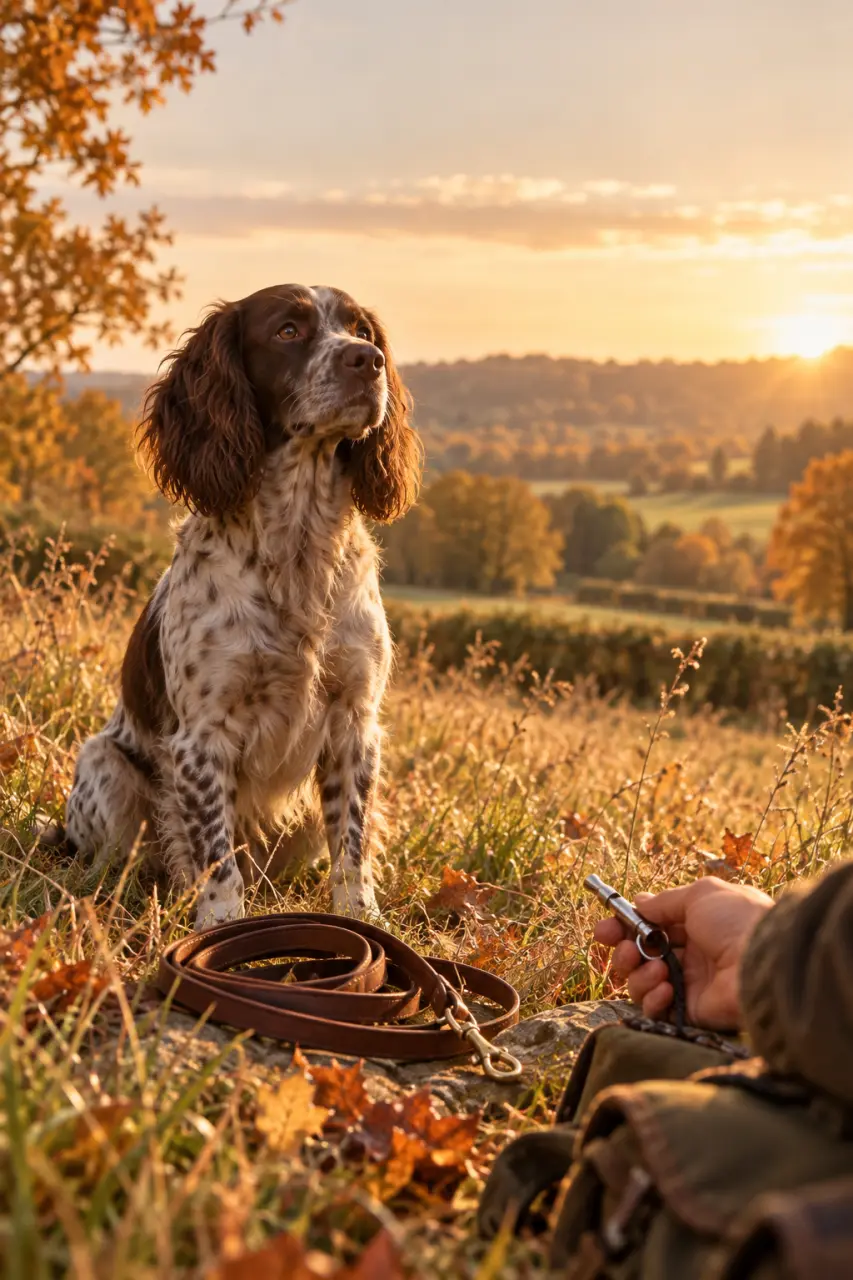 Dressage chien de chasse : la longe et le sifflet avant le fusil