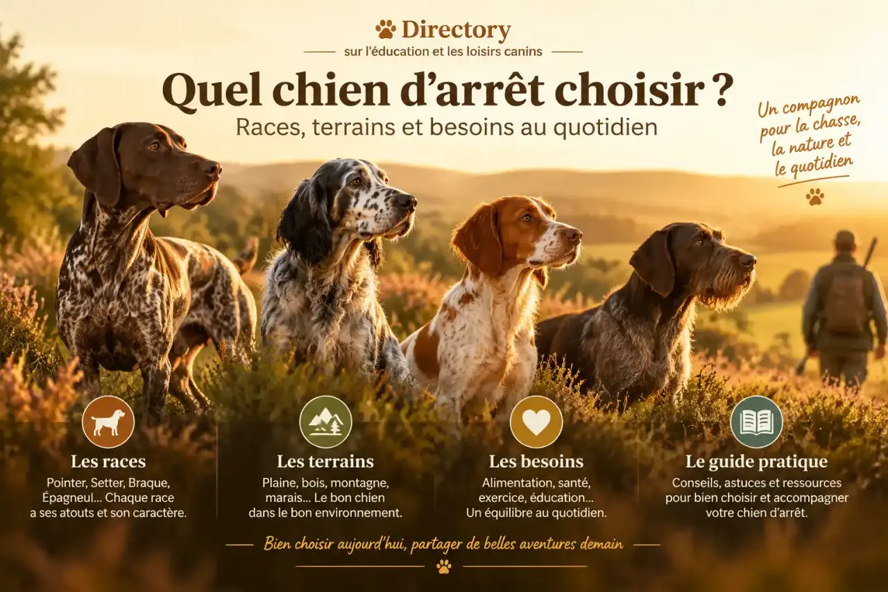 Quel chien d’arrêt choisir ? Races, terrains et besoins au quotidien