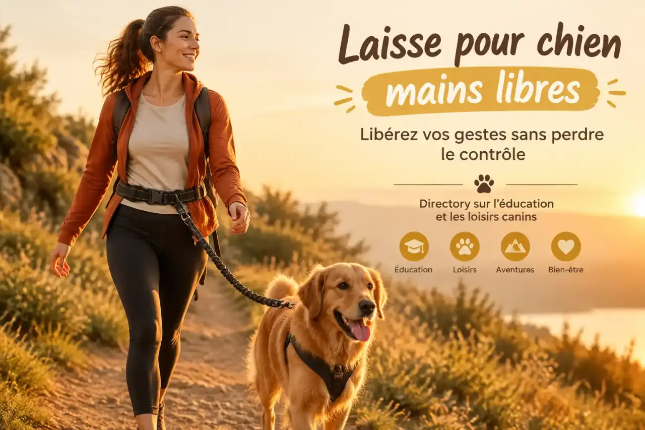 Laisse pour chien mains libres : libérez vos gestes sans perdre le contrôle